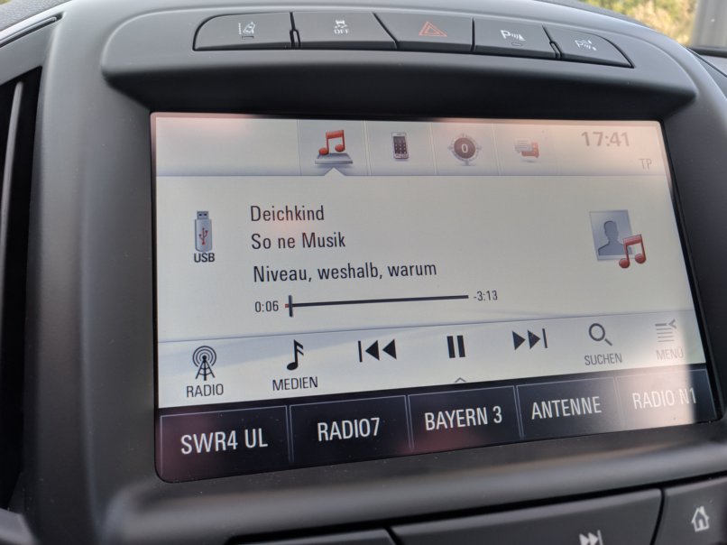 USB/SD-Karte/AUX