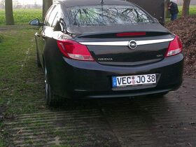 Opel Insignia 2,0 cdti gerade angekommen nach dem Kauf